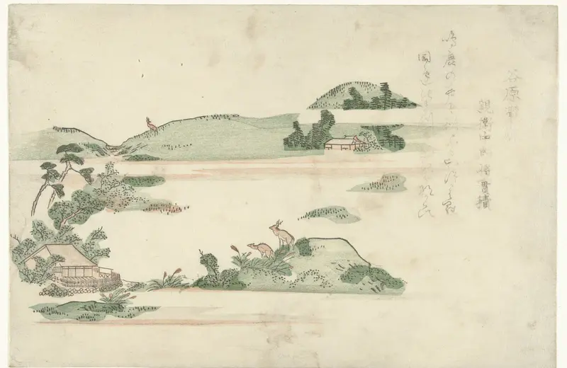 Herten te Taniwara Wall Art by anonymous - High-Resolution Digital Print