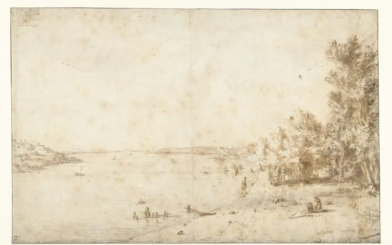 Hertog van Bracciano bij het Lago di Bracciano Wall Art by Bartholomeus Breenbergh - High-Resolution Digital Print