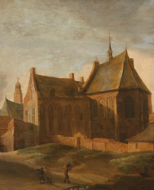 Het Agnietenklooster te Utrecht Wall Art by Pieter des Ruelles - High-Resolution Digital Print