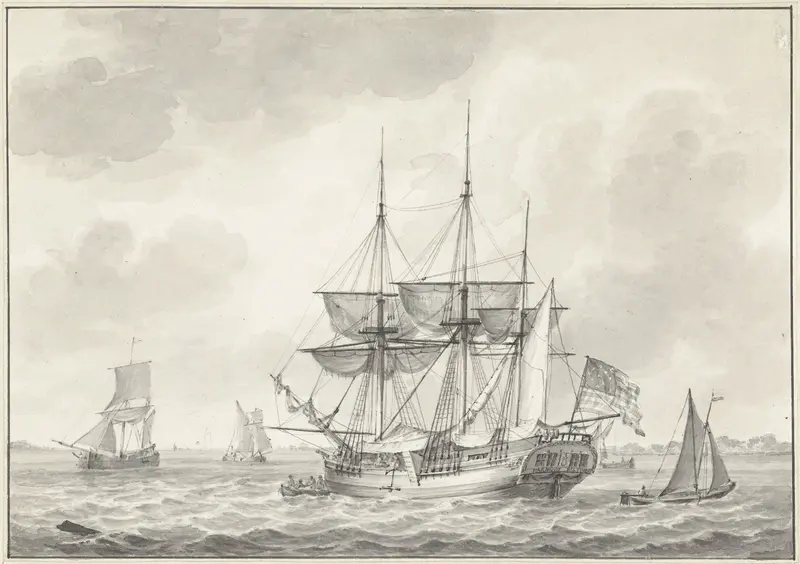 Het Amerikaanse schip Harmony Baltimore Wall Art by Gerrit Groenewegen - High-Resolution Digital Print