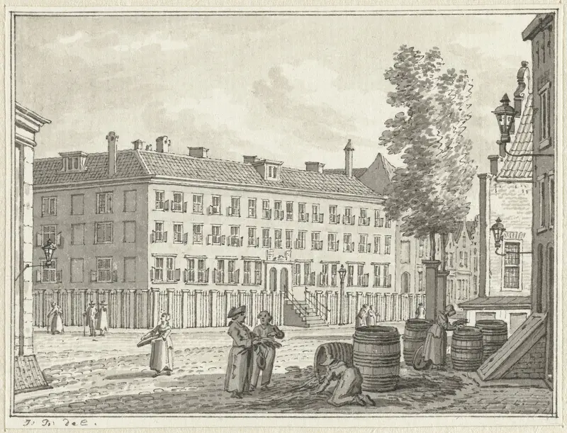 Het Armenhuis te Rotterdam Wall Art by Jan Bulthuis - High-Resolution Digital Print