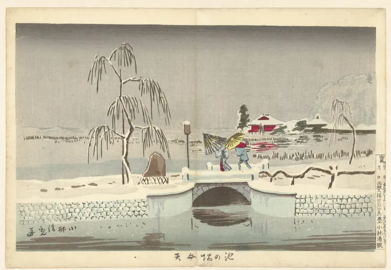 Het Benten heiligdom te Ikenohata Wall Art by Unknown - High-Resolution Digital Print