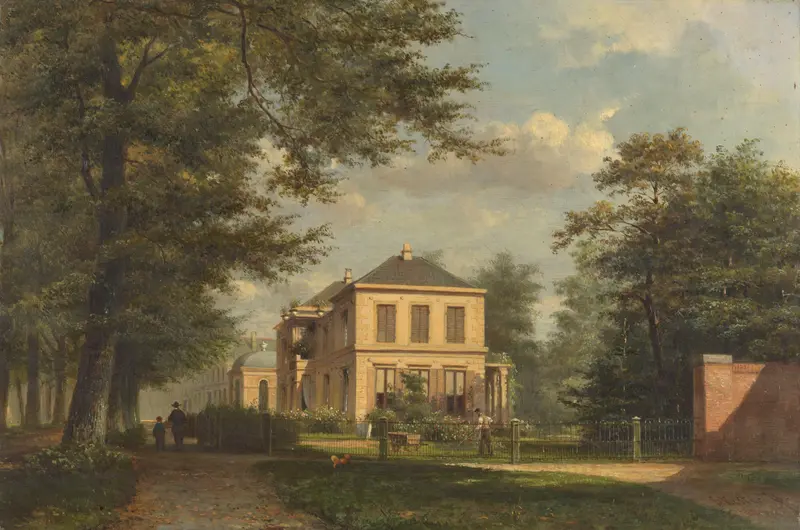 Het buiten Zorg Vrij aan de Kleine Houtweg te Haarlem Wall Art by Everhardus Koster - High-Resolution Digital Print