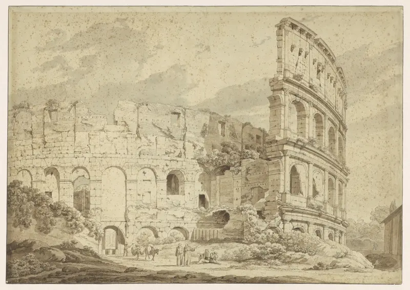 Het Colosseum in Rome Wall Art by Hendrik Voogd - High-Resolution Digital Print