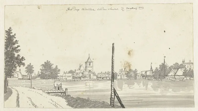 Het dorp Ouderkerk aan de Amstel Wall Art by Jan de Beijer - High-Resolution Digital Print