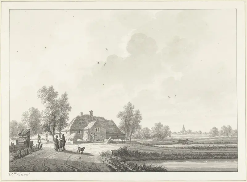 Het dorp Warnsveld in Gelderland Wall Art by Nicolaas Wicart - High-Resolution Digital Print
