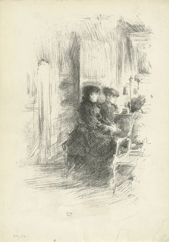 Het duet Wall Art by Thomas Robert Way - High-Resolution Digital Print