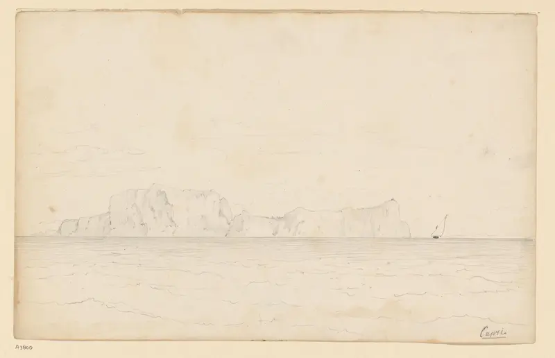 Het eiland Capri Wall Art by Willem Anthonie van Deventer - High-Resolution Digital Print