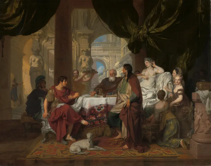Het feestmaal van Cleopatra Wall Art by Unknown - High-Resolution Digital Print