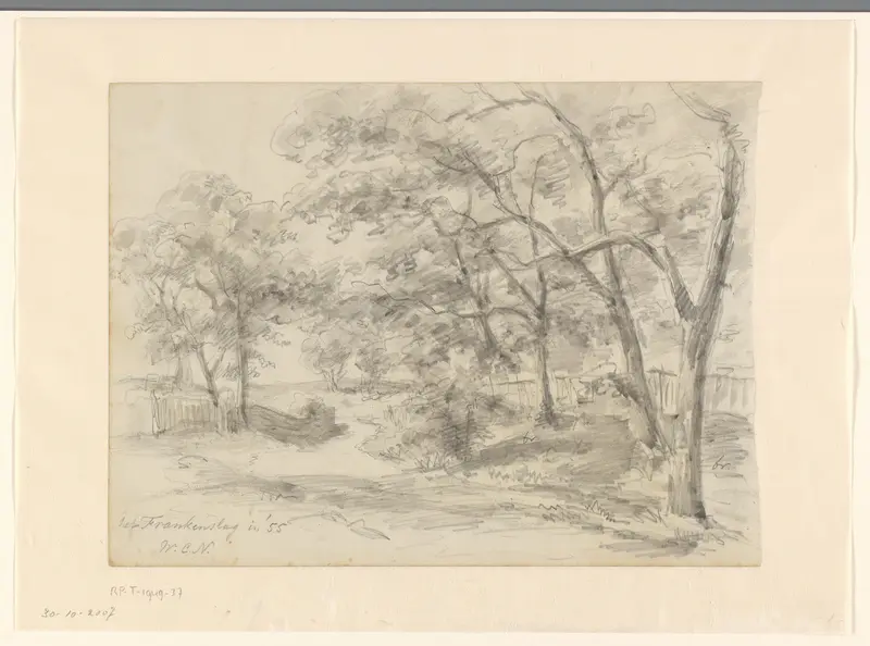 Het Frankenslag in 1855 Wall Art by Willem Carel Nakken - High-Resolution Digital Print