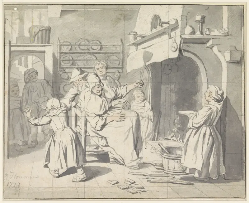 Het gebroken bord Wall Art by Jan Josef Horemans (I) - High-Resolution Digital Print