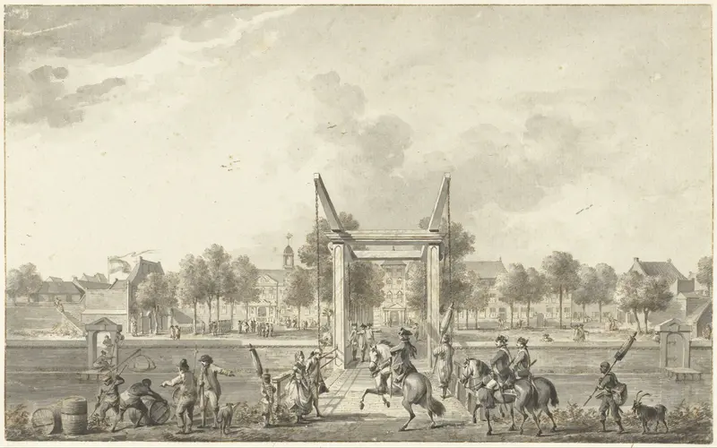 Het Gouverneurshuis te Batavia Wall Art by Dirk Langendijk - High-Resolution Digital Print