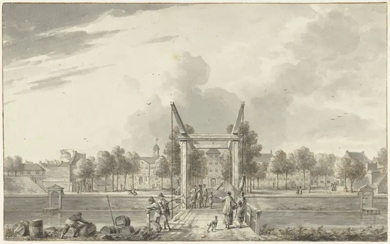 Het Gouverneurshuis te Batavia Wall Art by Hendrik Kobell - High-Resolution Digital Print