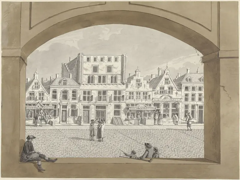 Het Graventolhuis in Middelburg Wall Art by Dirk Verrijk - High-Resolution Digital Print