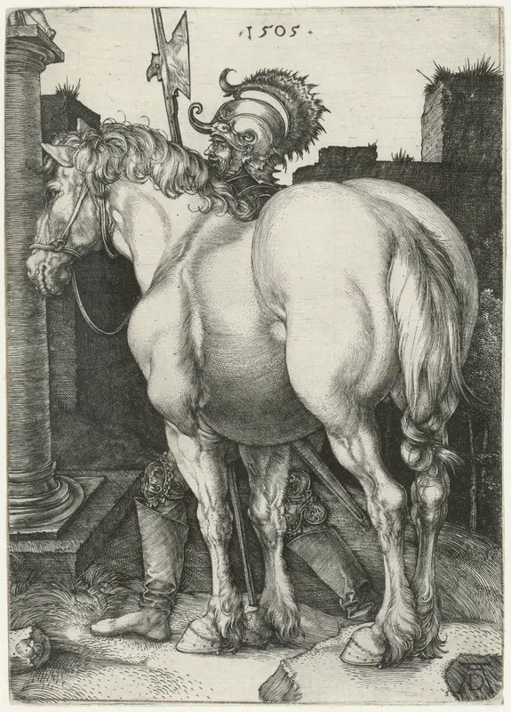 Het grote paard Wall Art by Unknown - High-Resolution Digital Print