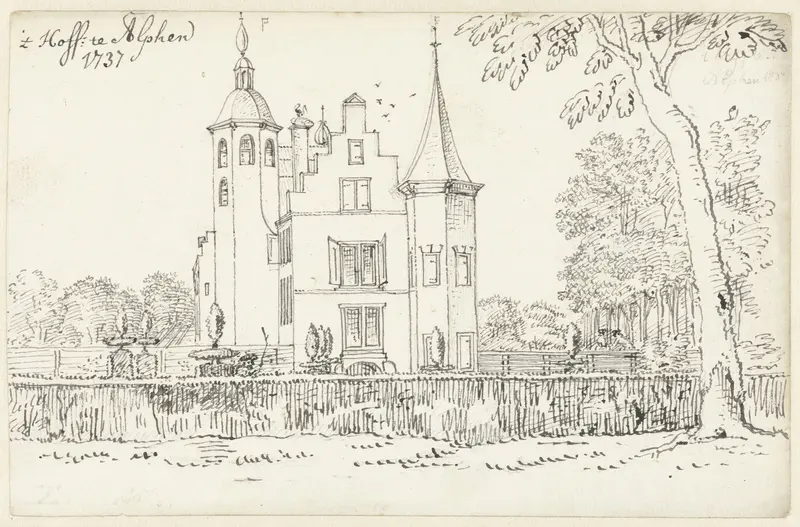 Het Hof te Alphen aan de Rijn Wall Art by Cornelis Pronk - High-Resolution Digital Print