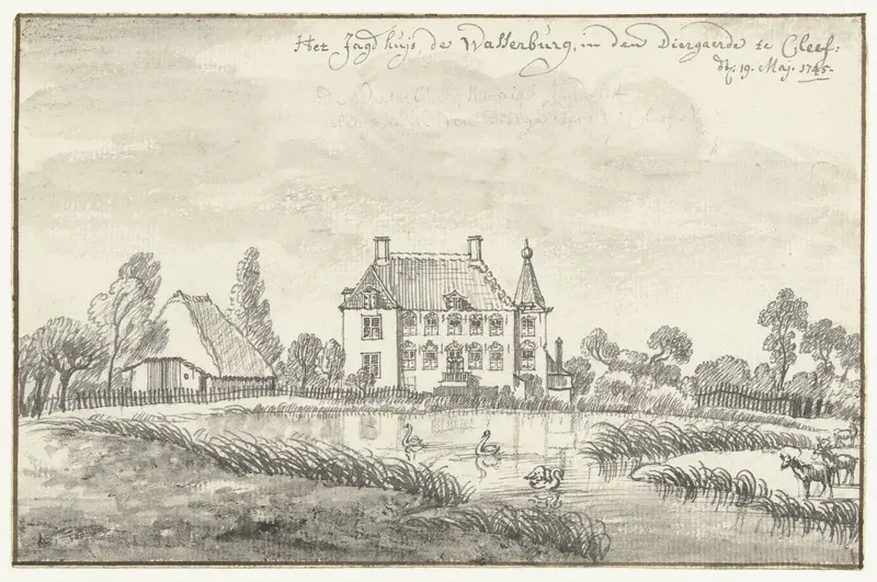 Het Huis de Wasserburg, Kleef Wall Art by Jan de Beijer - High-Resolution Digital Print