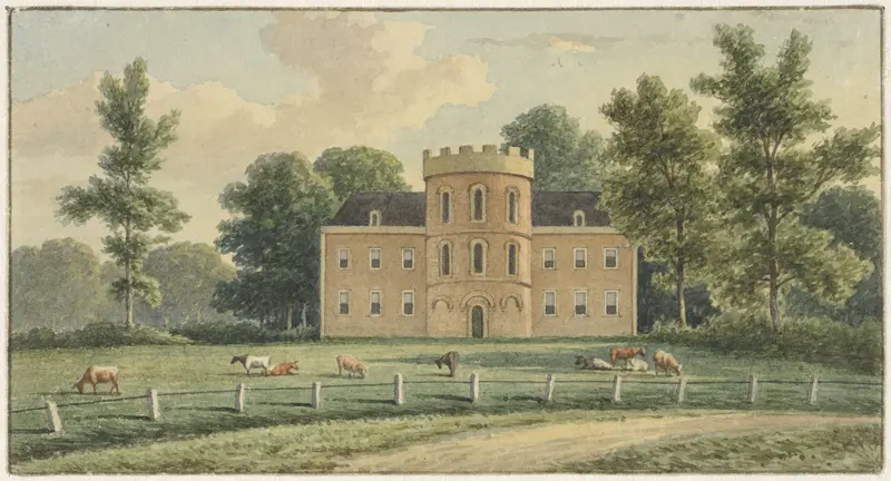 Het Huis de Wildenborch, bij Lochem Wall Art by Christianus Hendricus Hein - High-Resolution Digital Print