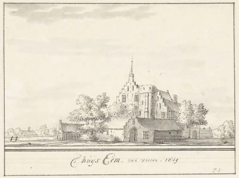 Het huis Eem Wall Art by Unknown - High-Resolution Digital Print