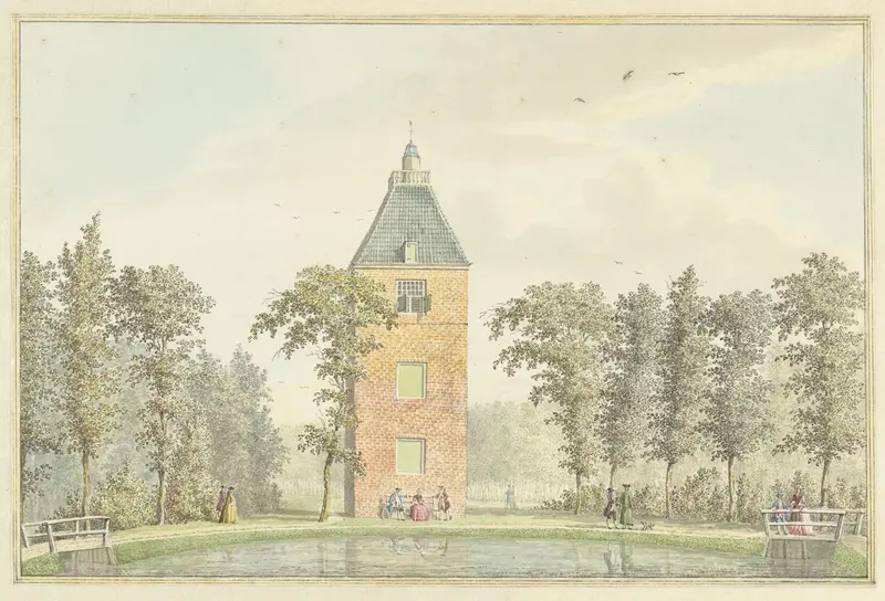 Het huis In de twaalf morgen bij Maarssen Wall Art by Unknown - High-Resolution Digital Print