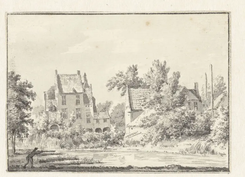 Het huis Killestein bij Lexmonde Wall Art by Hendrik Spilman - High-Resolution Digital Print