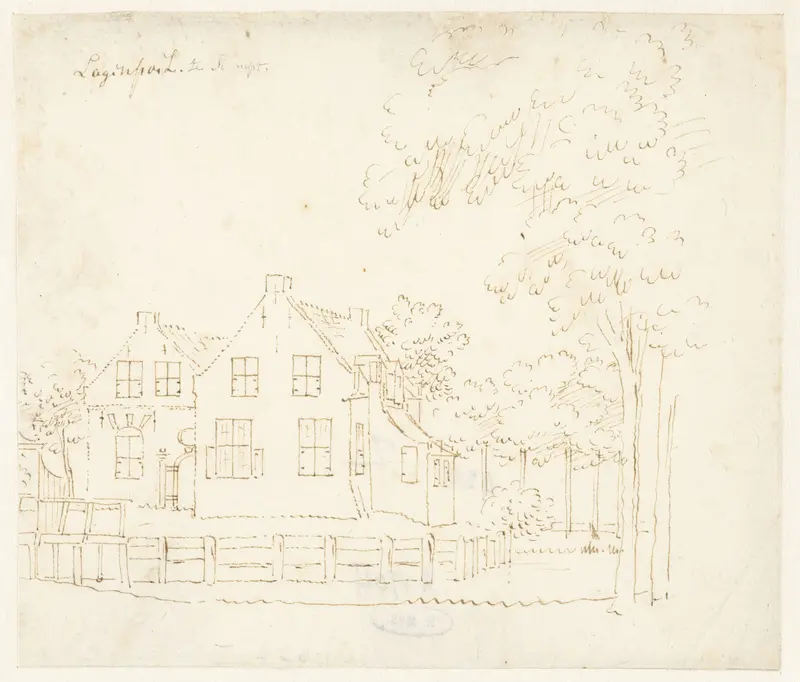 Het huis Lagenpoel te Rumpt Wall Art by Cornelis Pronk - High-Resolution Digital Print