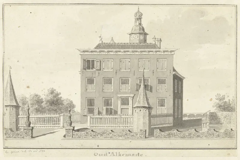 Het huis Oud Alkemade Wall Art by Unknown - High-Resolution Digital Print