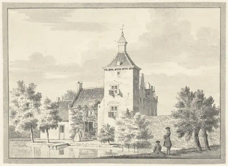 Het Huis Snavelenburg bij Maarssen Wall Art by Pieter Jan van Liender - High-Resolution Digital Print