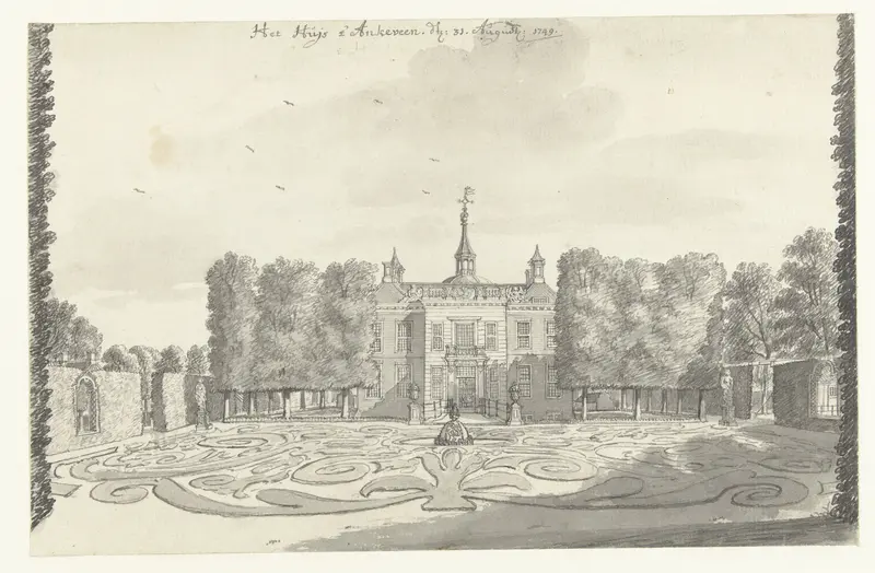 Het Huis te Ankeveen Wall Art by Jan de Beijer - High-Resolution Digital Print