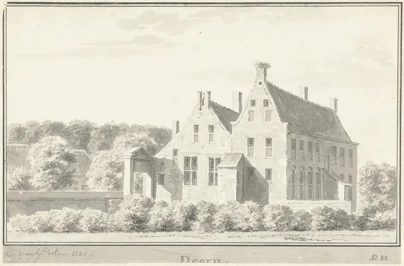 Het Huis te Doorn Wall Art by Cornelis Pronk - High-Resolution Digital Print