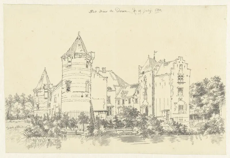 Het Huis te Doorn Wall Art by Jan de Beijer - High-Resolution Digital Print