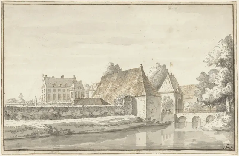 Het Huis te Dort, bij Gorssel Wall Art by Unknown - High-Resolution Digital Print