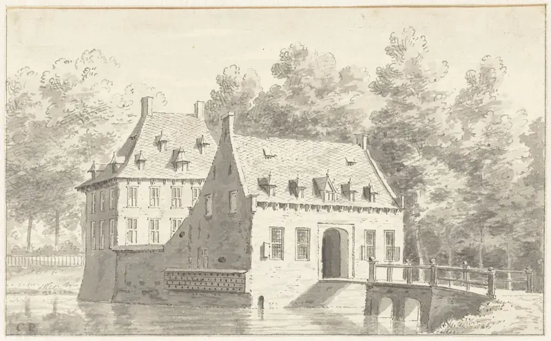 Het Huis te Druten in Gelderland Wall Art by Cornelis Pronk - High-Resolution Digital Print