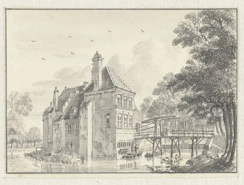 Het Huis te Harmelen Wall Art by Jan de Beijer - High-Resolution Digital Print