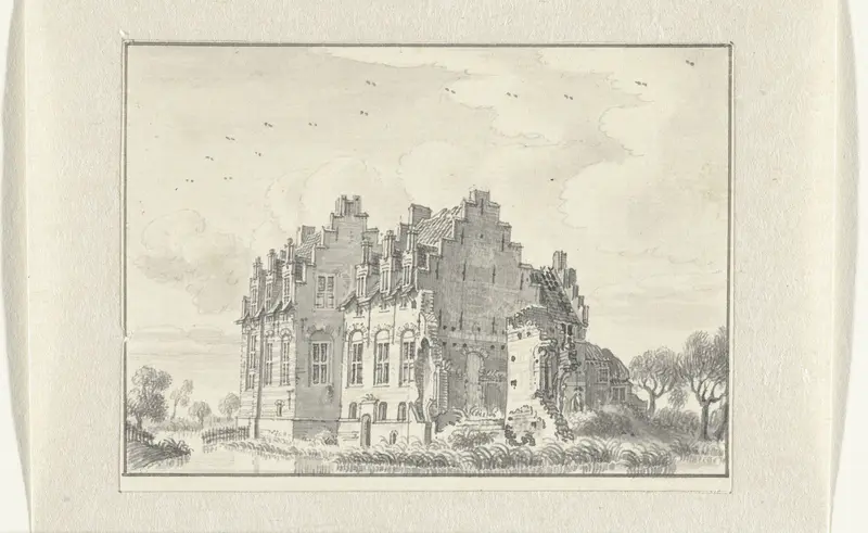 Het Huis te Nijeveld Wall Art by Jan de Beijer - High-Resolution Digital Print