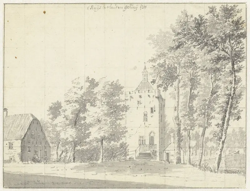 Het Huis te Vleuten Wall Art by Jan de Beijer - High-Resolution Digital Print