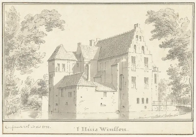 Het Huis te Winssen, Gelderland Wall Art by Cornelis Pronk - High-Resolution Digital Print