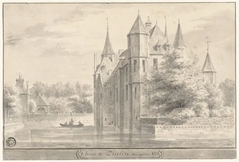 Het huis te Zuilen Wall Art by Abraham de Haen (II) - High-Resolution Digital Print