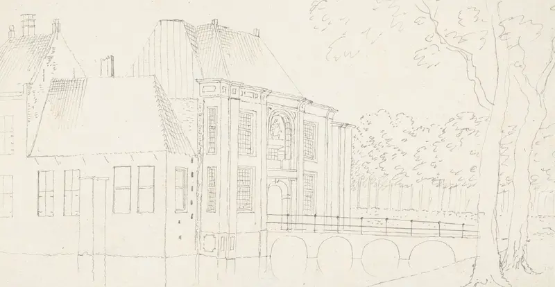 Het huis ter Coulster Wall Art by Cornelis Pronk - High-Resolution Digital Print