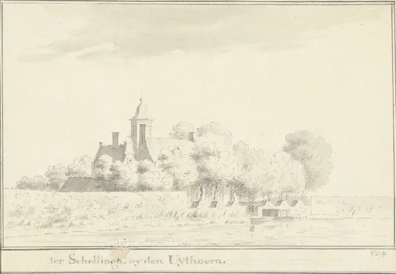 Het huis ter Schelling bij Uithoorn Wall Art by Cornelis Pronk - High-Resolution Digital Print