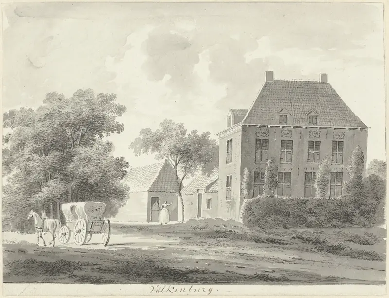 Het huis Valkenburg Wall Art by Hendrik Tavenier - High-Resolution Digital Print