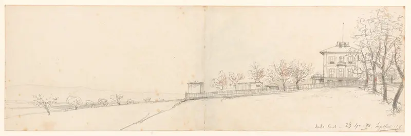 Het huis van Eduard Douwes Dekker te Ingelheim Wall Art by Carel Vosmaer - High-Resolution Digital Print
