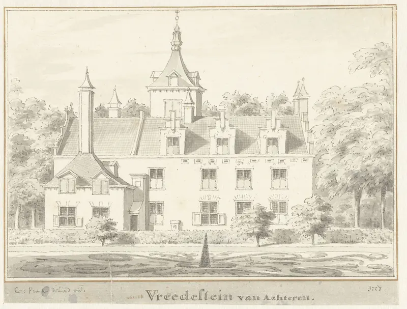 Het huis Vredestein bij Ravenswaaij, Gelderland Wall Art by Cornelis Pronk - High-Resolution Digital Print