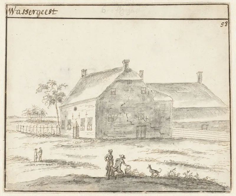 Het Huis Wassergeest, bij Lisse Wall Art by Unknown - High-Resolution Digital Print