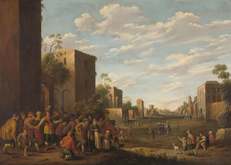 Het huisvesten van de armen Wall Art by Unknown - High-Resolution Digital Print