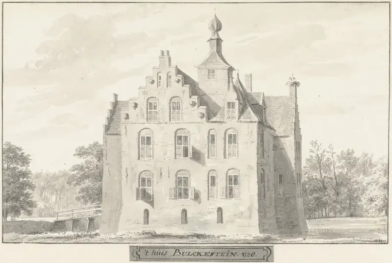 Het kasteel Bulkestein bij Deil, Gelderland Wall Art by Cornelis Pronk - High-Resolution Digital Print