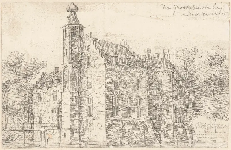 Het kasteel de Grote Ruwenberg bij St. Michielsgestel Wall Art by Hendrik Spilman - High-Resolution Digital Print