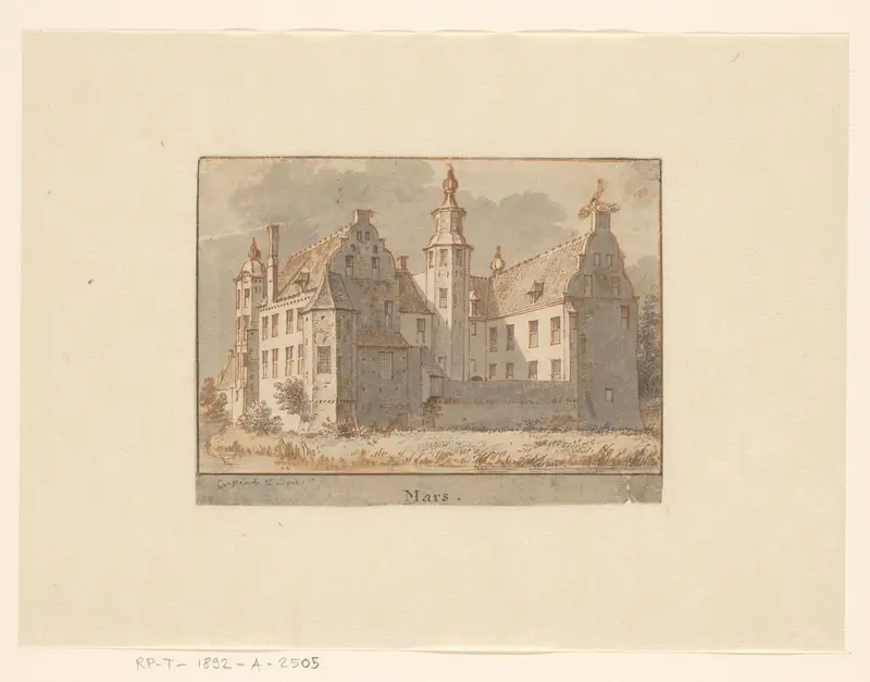 Het kasteel De Marsch bij Zutphen, Gelderland Wall Art by Cornelis Pronk - High-Resolution Digital Print