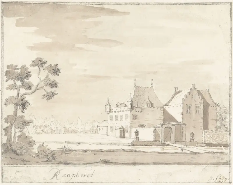 Het kasteel Raaphorst bij Wassenaar Wall Art by Unknown - High-Resolution Digital Print
