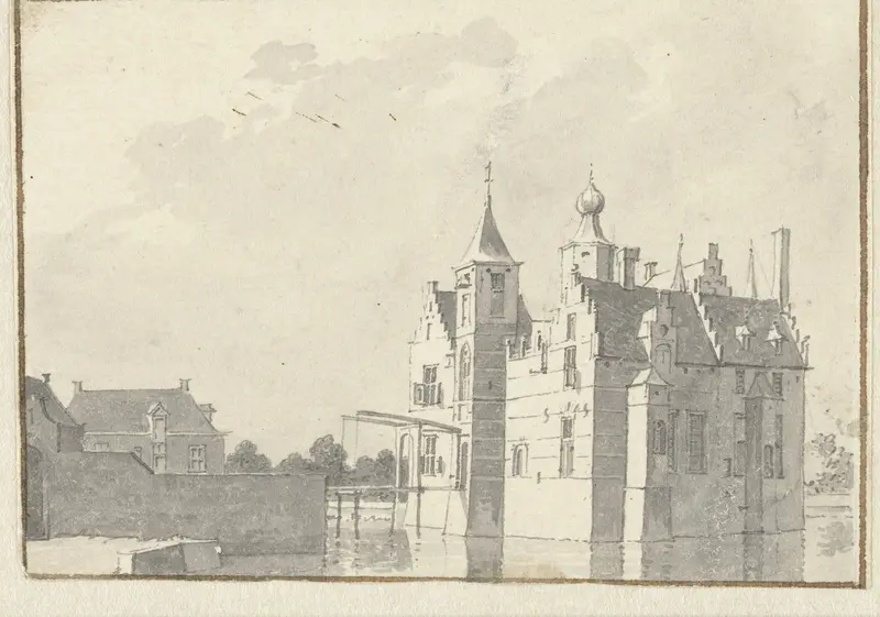 Het kasteel te Berlicum Wall Art by Hendrik Spilman - High-Resolution Digital Print